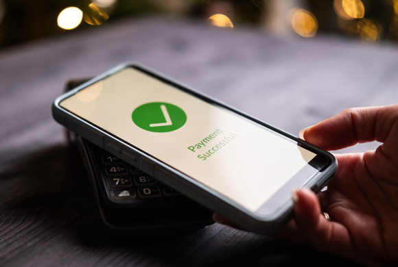 phone using tap to pay