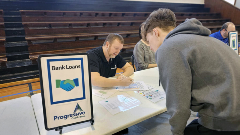 student at bank loans table
